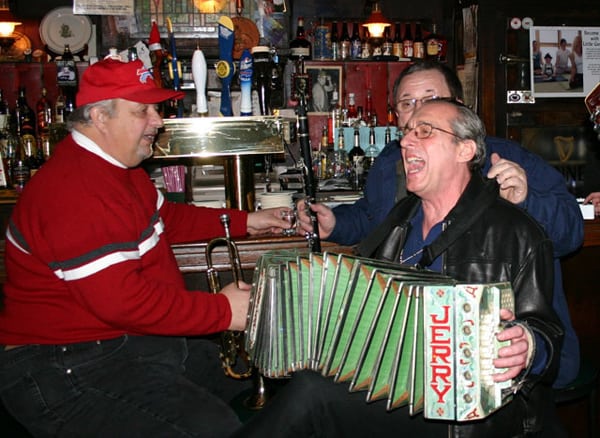 Members of Grammy nominated polka band Jerry Darlak & the Touch will perform during Forgotten Buffalo's tour of Polish taverns on December 19, 2008.